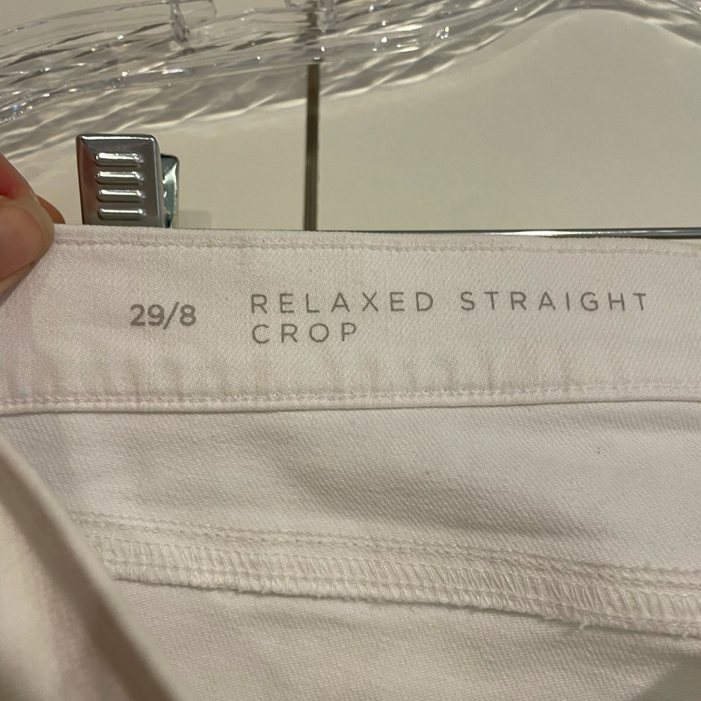 NWT Loft Relaxed Straight Crop Women’s Jeans - Picture 4 of 5